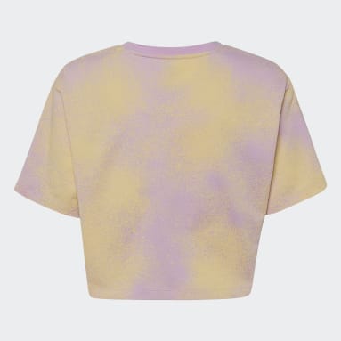 Camiseta Corta Estampada Morado Niña Originals