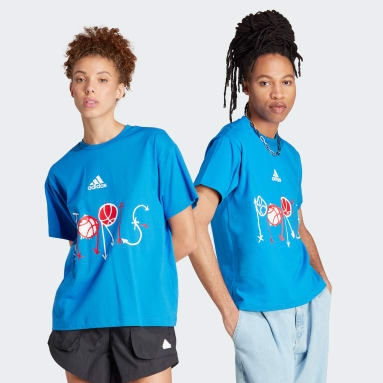 Sportswear Blue adidas Graphic Tee (Gender Neutral)