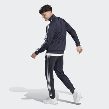 Muži Sportswear modrá Tepláková súprava Basic 3-Stripes Tricot