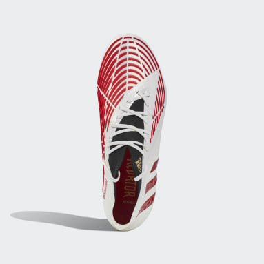 Botines Predator Edge.1 Terreno Blando Blanco Fútbol