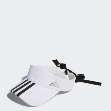 Women Golf White 리본 바이저