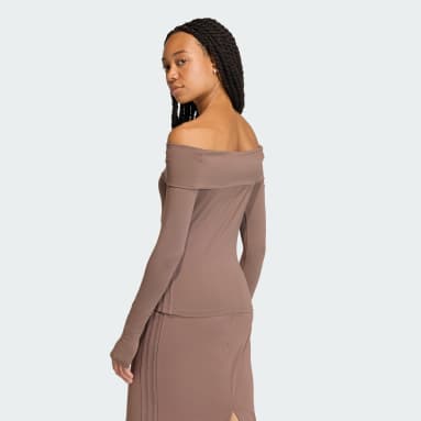 OFF-SHOULDER LONG SLEEVE Long-Sleeve Top