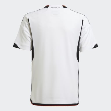 Kids Football White Germany 22 Home Jersey
