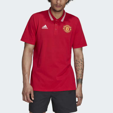 Polo DNA Manchester United FC Rosso Uomo Calcio