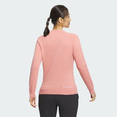 Women Golf Red 3S 긴팔 풀오버 스웨터