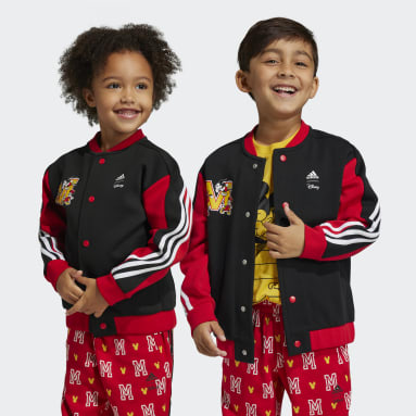 Børn Sportswear Sort adidas x Disney Mickey Mouse træningsoverdel