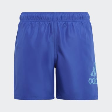 Boys Sportswear Blue Logo CLX Swim Shorts