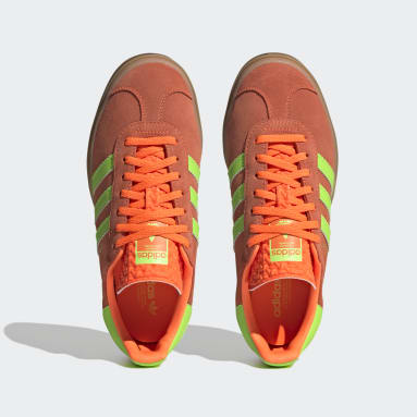 ผู้หญิง Originals สีส้ม รองเท้า Gazelle Bold