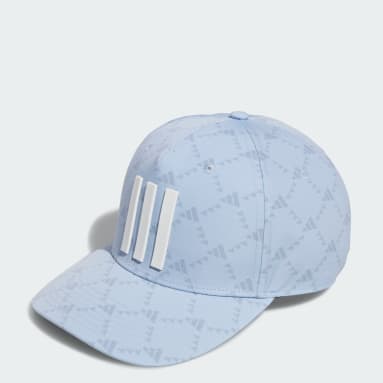Männer Golf Tour 3-Streifen Printed Kappe Blau