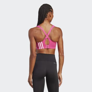 Sutiã de Sustentação Elevada adidas TLRD Rosa Mulher Ginásio E Treino