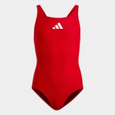 Maillot de bain uni à petit logo