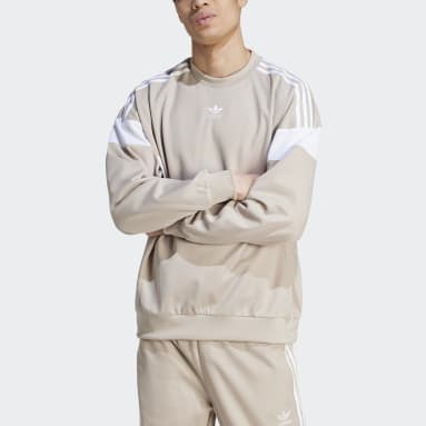 Sweat-shirt ras-du-cou Adicolor Classics Cut Line Beige Hommes Originals