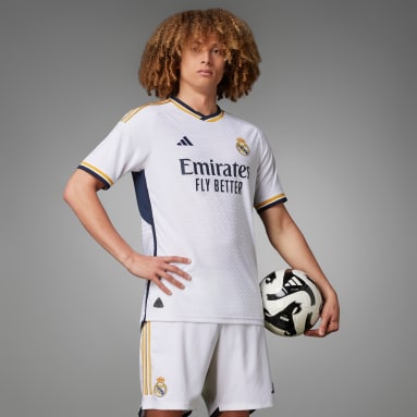 Maillot Domicile Real Madrid 23/24 Authentique Blanc Hommes Football