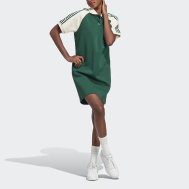 Women Originals Green Polo Shirt Dress