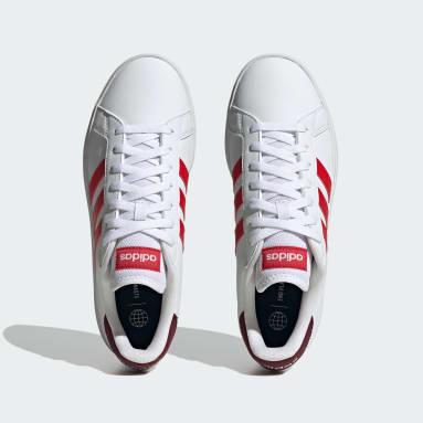 ผู้ชาย Sportswear สีขาว รองเท้าลำลอง Grand Court TD Lifestyle Court
