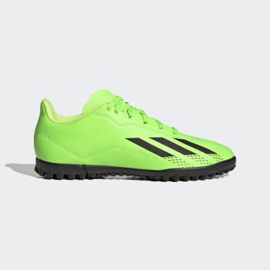 Botas de Futebol X Speedportal.4 — Piso sintético Verde Criança Futebol