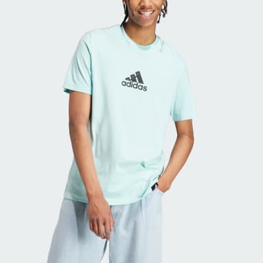 Men Training Turquoise adidas Sportswear Undeniable Trim Tee