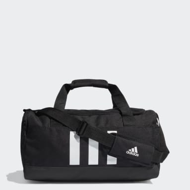 Lifestyle Black Essentials 3-Stripes Duffel Bag Small
