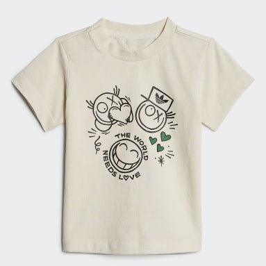 T-shirt Graphics Collab Bianco Bambini Originals