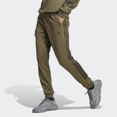 Men Lifestyle Green adidas Rekive Track Pants