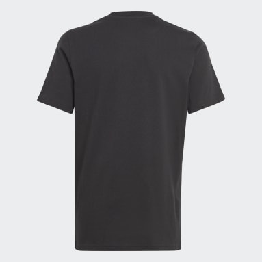 Girls Football Black Messi Football Graphic Tee