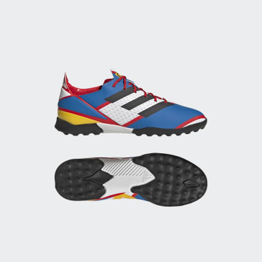 Botines Gamemode Pasto Sintético Blanco Niño Fútbol