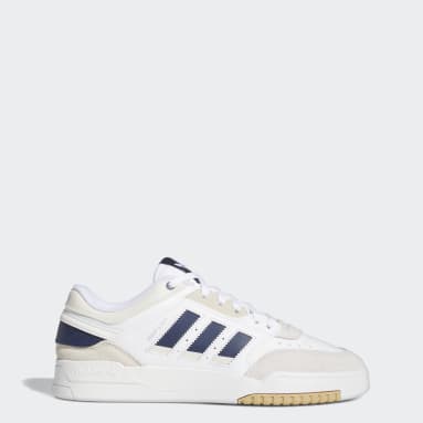 Men Originals White Drop Step Low Shoes