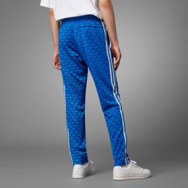 Pantalon de survêtement monogramme Adicolor 70s Bleu Hommes Originals