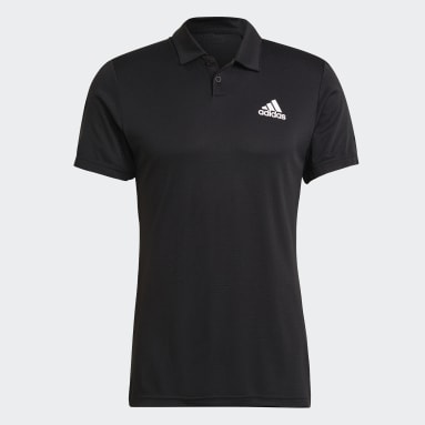 Men Tennis Black SPORT PERFORMANCE HEATREADY POLO SHIRT