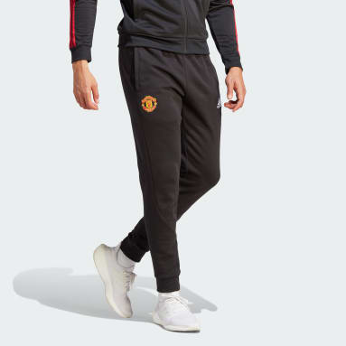 Calças em Fleece DNA do Manchester United Preto Homem Futebol