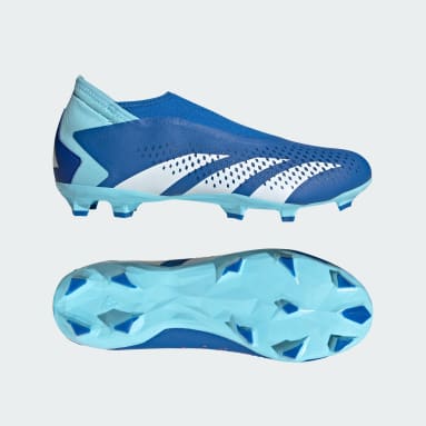 Soccer Blue Predator Accuracy.3 Laceless Firm Ground Cleats