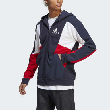 Casaco com Capuz Essentials Azul Homem Sportswear