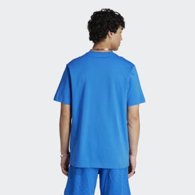 Männer Originals Graphics Monogram T-Shirt Blau