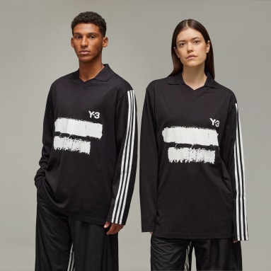 เสื้อยืดแขนยาวพิมพ์ลายโลโก้ Y-3