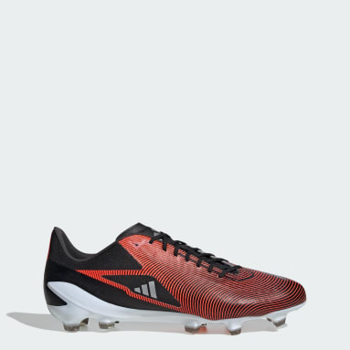 Rugby Black Adizero RS15 Pro Firm Ground Rugby Boots