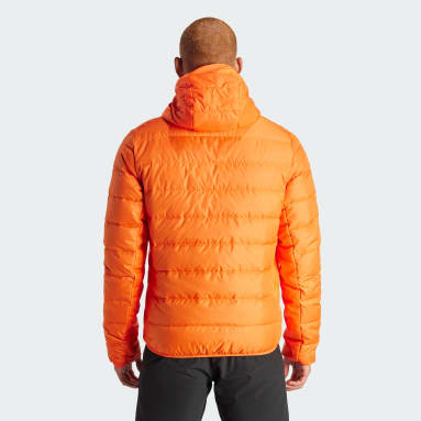 Men TERREX Orange Terrex Multi Light Down Hooded Jacket