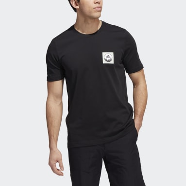 Heren Golf zwart Core T-shirt