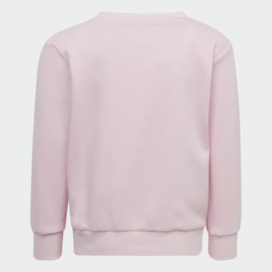 Sweatshirt 3-Stripes Essentials Rosa Criança Sportswear