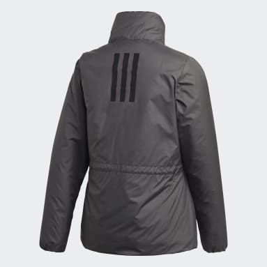 BSC 3-Stripes Insulated Winter Jacket Szary
