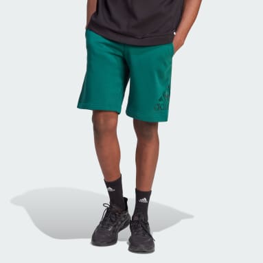 Shorts Essentials Estampados Felpa Francesa Verde Hombre Sportswear