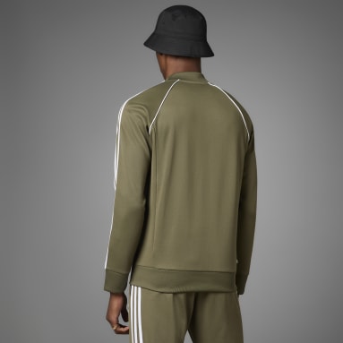 Muži Originals zelená Tepláková bunda Adicolor Classics SST