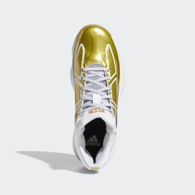 Men Basketball Gold D Rose 10 Metallic Shoes