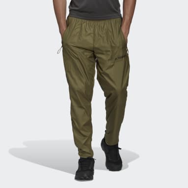 Men TERREX Green Multi Primegreen Windfleece Pants
