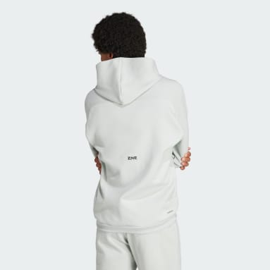 Herr Sportswear Grå Z.N.E. Premium Full-Zip Hooded Trackjacket
