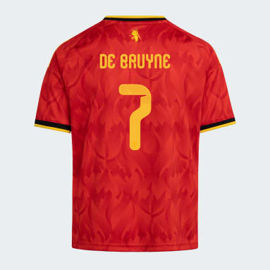 Belgium 26 Home De Bruyne Kids Jersey