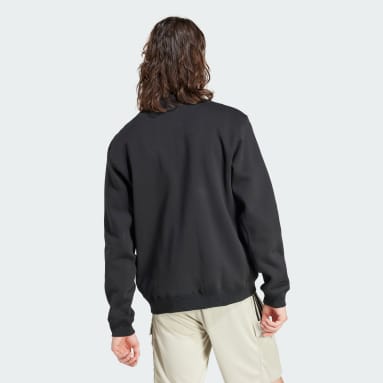 Men's Sportswear Black Lounge Fleece Bomber Jacket With Zip Opening