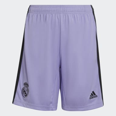 Boys Football Purple Real Madrid 22/23 Away Shorts