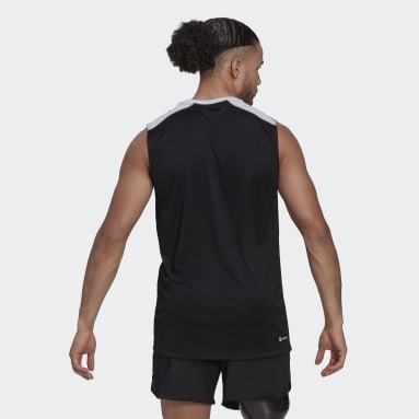 T-shirt sans manches d'entraînement AEROREADY Noir Hommes Fitness Et Training