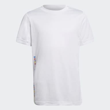 Kinder Sportswear adidas x LEGO Play T-Shirt Weiß