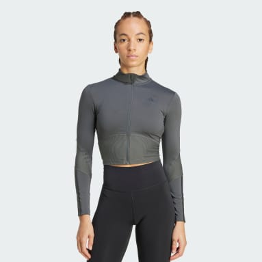 Hyperglam Rib Zip Thru Cover Up